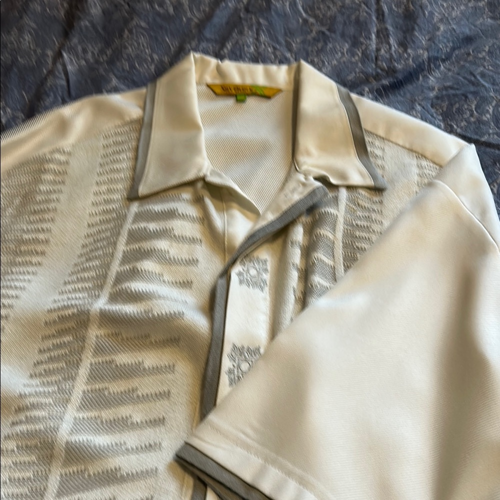 SilverSilk White 2pc Pants/Shirt Set